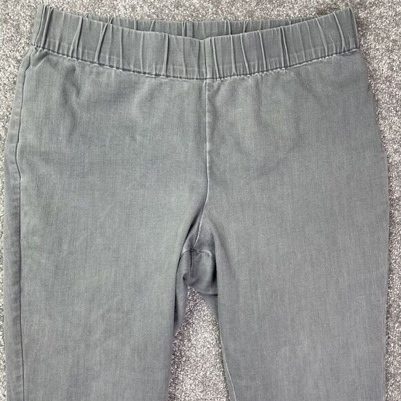 Soft Surroundings Pants Women’s Large Petite Gray Skinny Pull On Stretch - Picture 2 of 12